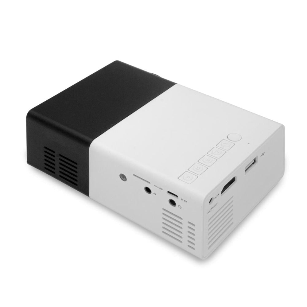 Portable Mini Home Theater Projector - 400 Lumens Hdmi / Av / Sd / Usb Remote Control - Black