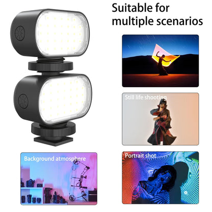 Switchable 6-colour Led Beauty Fill Light for Live Broadcast and Photography