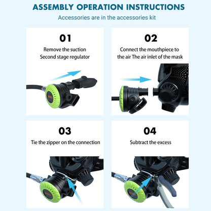 Action Camera Diving Snorkel Mask for Water Sports