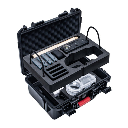 Waterproof Dual-layer Storage Box for Insta360 X4 Startrc - Black