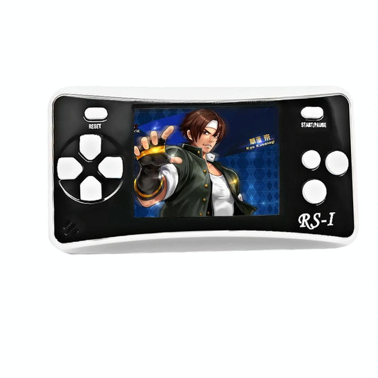 Retro Handheld Game Console With 152 Built-In Games - 2.5 Lcd 8-Bit True Colour - Black