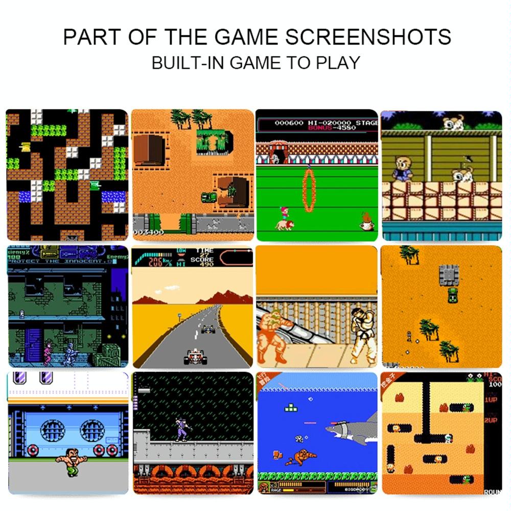 Retro Handheld Game Console With 152 Built-In Games - 2.5 Lcd 8-Bit True Colour - Black