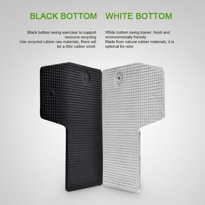 Portable Golf Putting Mat With Push Rod Trainer - 48X23Cm - Black