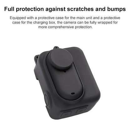 Insta360 Go 3 Silicone Case with Lens Cap and Strap - Black
