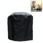 Waterproof Bbq Grill Cover - 210D Oxford Cloth Anti-Uv Dust-Proof 71X73Cm Black