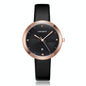 Waterproof Steel Band Quartz Watch - Fashion Life - Black