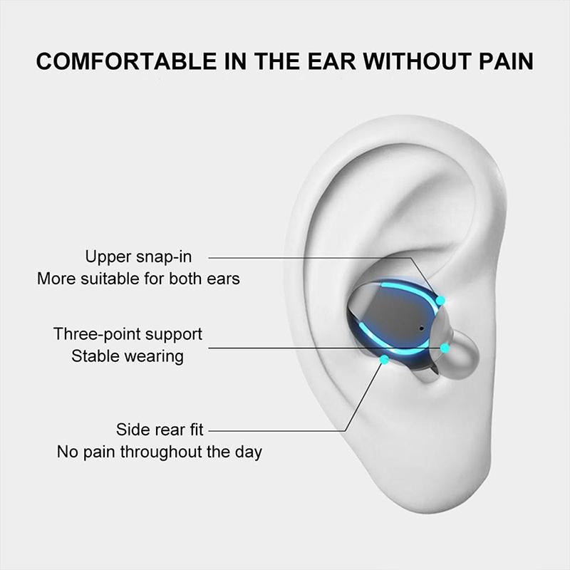 Touch Bluetooth Earphones with Noise Cancelling and Pull-out Charging Box