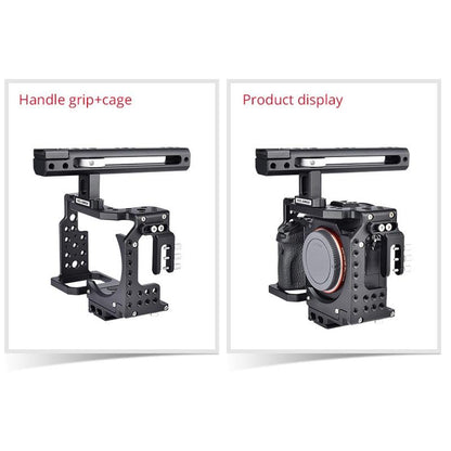 Camera Cage Stabilizer For Video - Black for Sony A7
