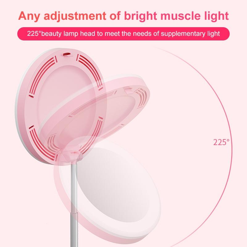 Multi-function Live Broadcast Ring Light with Phone Holder - G6 Black