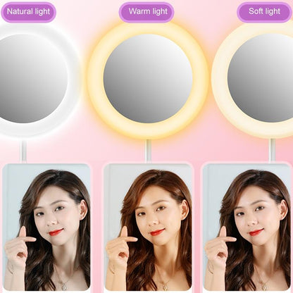 Multi-function Live Broadcast Ring Light with Phone Holder - G6 Black