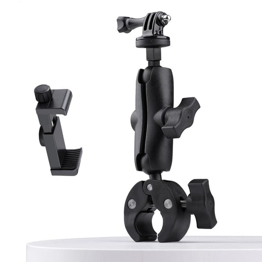 Adjustable 360 Bike Handlebar Mount with Phone Clamp