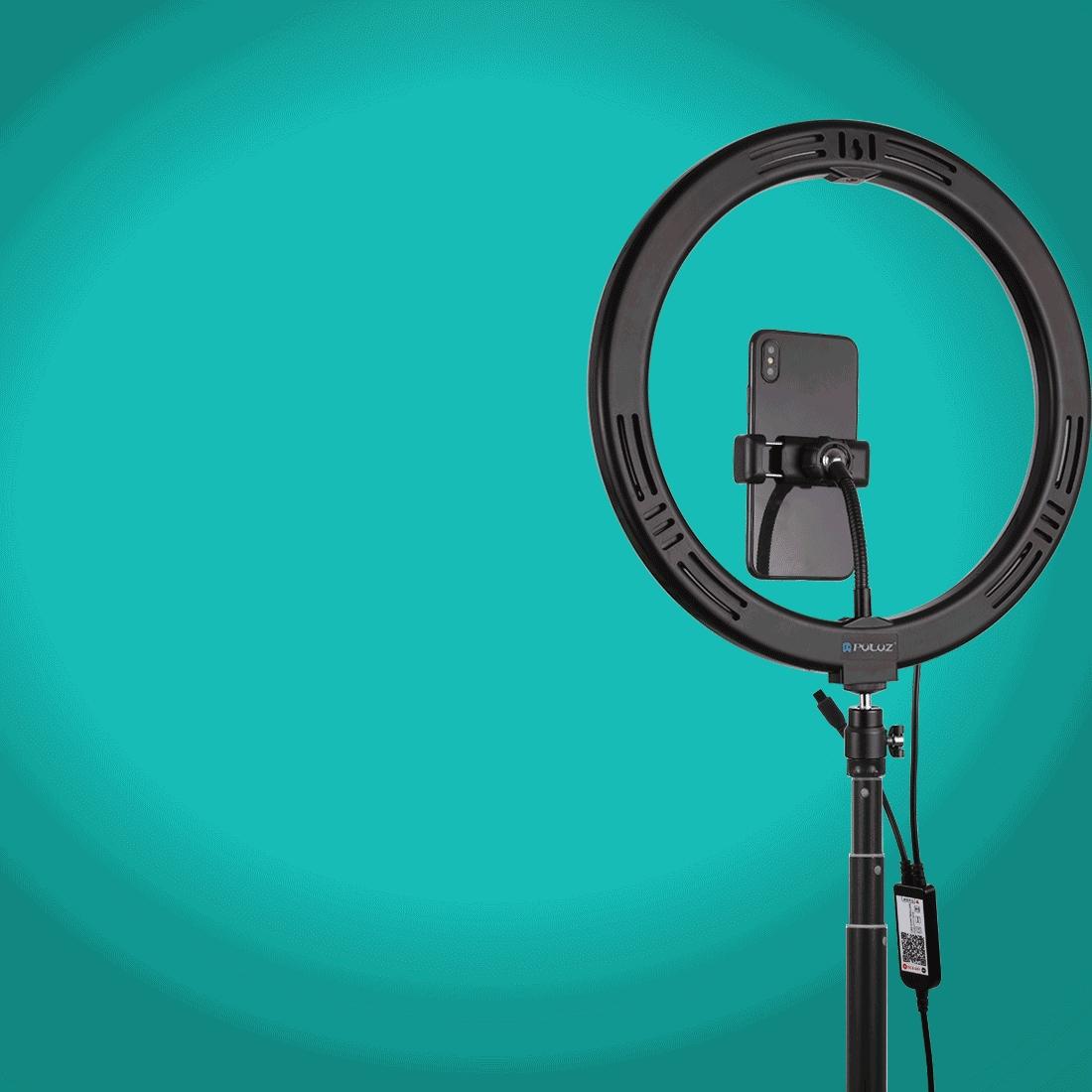11.8 Rgbw Led Ring Light Kit With Mount & Remote