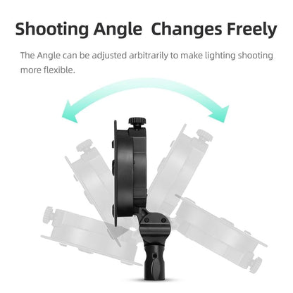 Universal S-Type Flash Bracket For Bowens Mount - Black