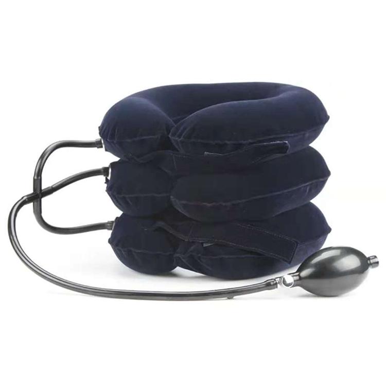 Full Cashmere Cervical Traction Instrument Neck Massage & Support - Black