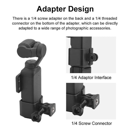 Universal Expansion Bracket for Dji Pocket 3 - 1 / 4 Hole