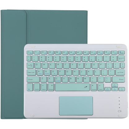 Bluetooth Keyboard & Tablet Case For Ipad 10.2 / Ipad Air 2019 - Detachable Touch Pad Pen Slot Holder - Microfiber Leather - Black