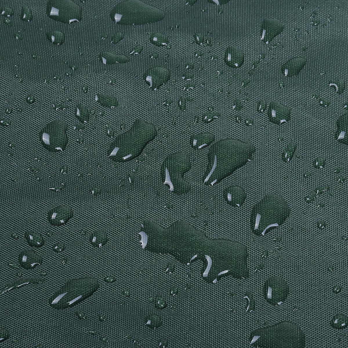Waterproof Retractable Canopy for Outdoor Patio - 5m Size - Green