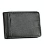 Leather Rfid Billfold Wallet - Mini Size - Black