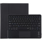 Bluetooth Keyboard & Tablet Case For Ipad Air 2020 - Detachable Touch Pad Pen Slot Microfiber Leather - Black