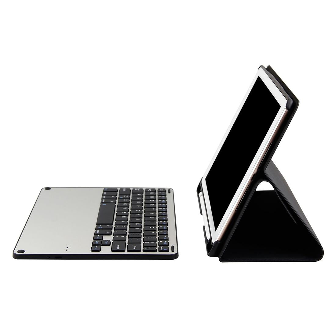 Bluetooth Keyboard & Tablet Case For Ipad Air / Pro 9.7 - Detachable Aluminum Alloy Imitation Cloth Sleep / Water Repellent - Black