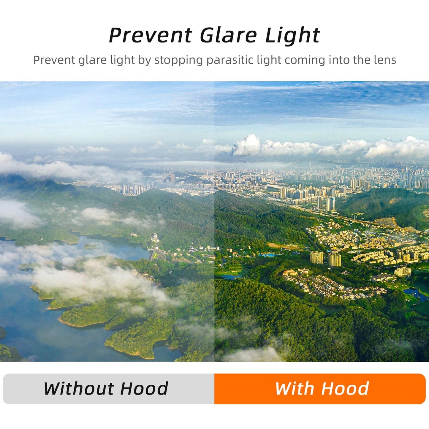 Anti-glare Camera Lens Hood for Zg690