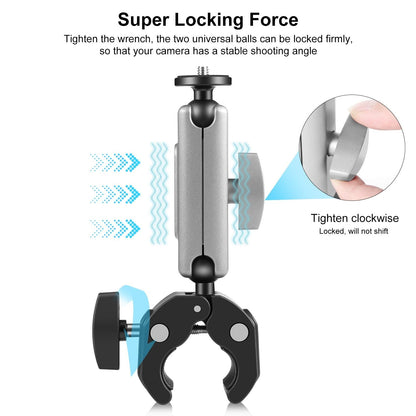 Motorcycle Pliers Mount with Adapter and Screw