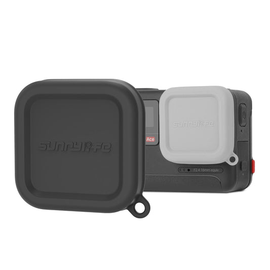 Silicone Lens Cap Protector for Insta360 Ace / Ace Pro - Black