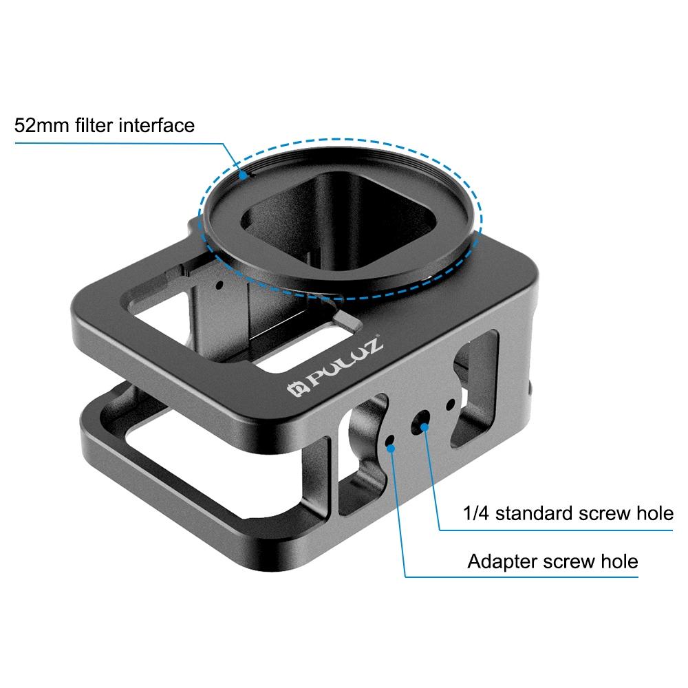 Thicken Housing Shell With Insurance Frame And Uv Lens For Gopro Hero