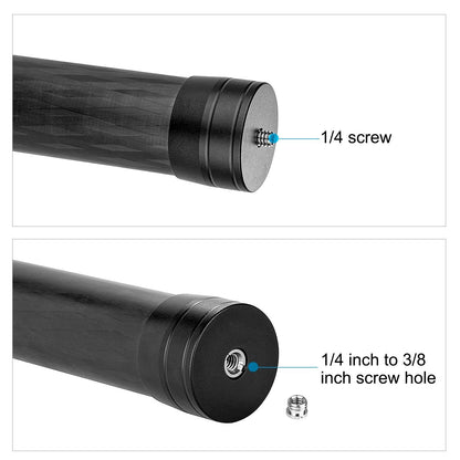 Lightweight Carbon Fiber Monopod for Dji Moza Feiyu Zhiyun Gimbals - Black