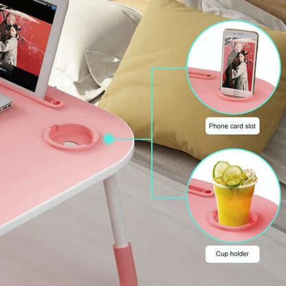 Portable Laptop Desk Stand - Foldable & Non-slip - Black