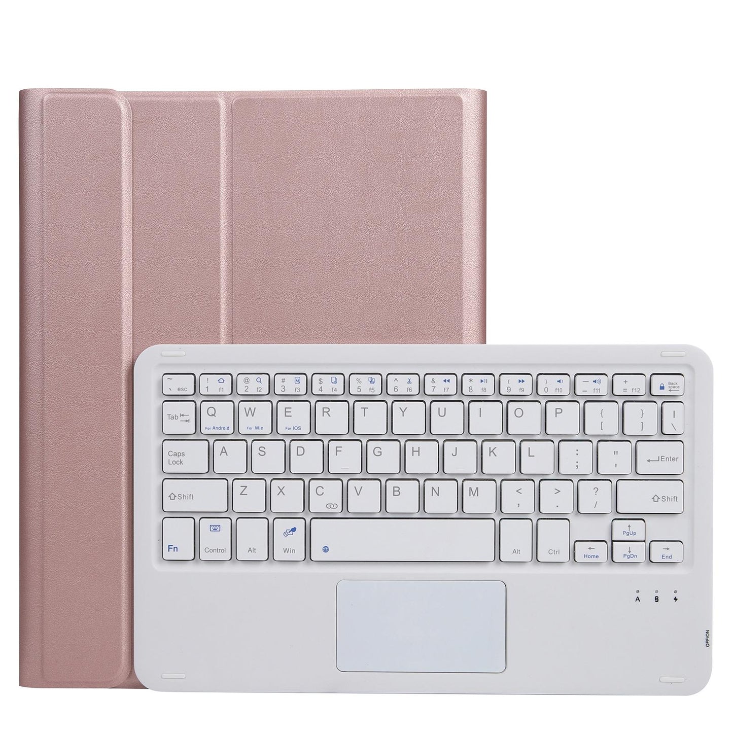 2-In-1 Bluetooth Keyboard & Leather Tablet Case For Ipad Pro 11 / Ipad Air 2020 - Black