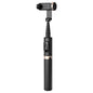 Reinforced Bluetooth Remote Control Selfie Stick with Hidden Design - Black