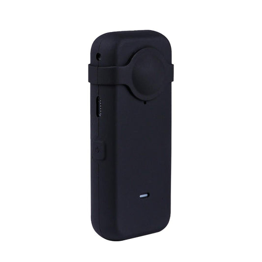 Silicone Case with Lens Cover for Insta360 one X2 - Full Body Dust Proof - Black