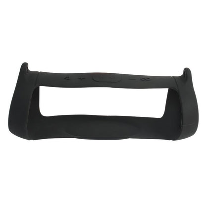 Portable Silicone Speaker Cover with Shoulder Strap & Carabiner for Jbl Charge 5 - Black