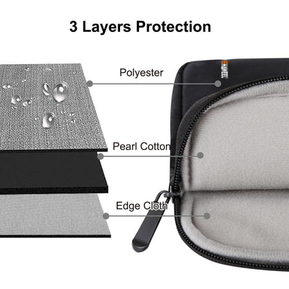 Zipper Sleeve Briefcase for Ipad Pro 9.7 and Other Tablets - Black