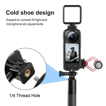 Insta360 X3 Cold Shoe Frame with Adapter and Screw