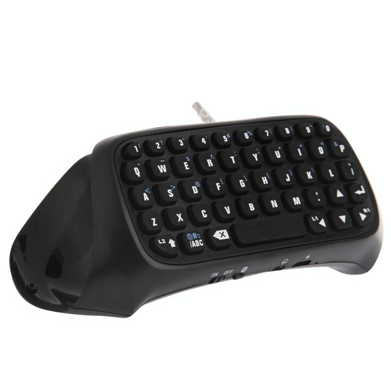 Bluetooth Keyboard for Ps4 Controller - Black
