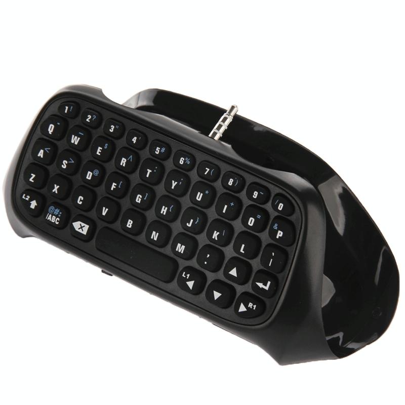 Bluetooth Keyboard for Ps4 Controller - Black