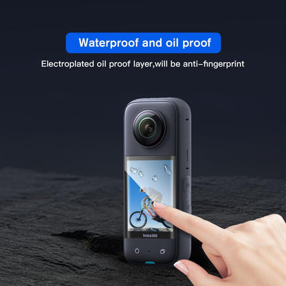 2-pack Tempered Glass Film for Insta360 X3 - Curved Hd