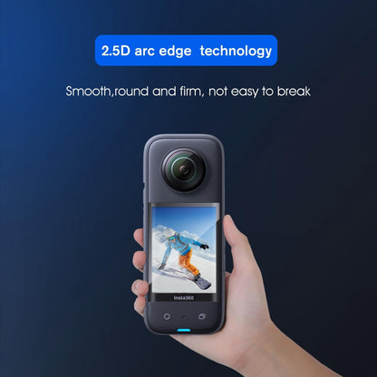 2-pack Tempered Glass Film for Insta360 X3 - Curved Hd