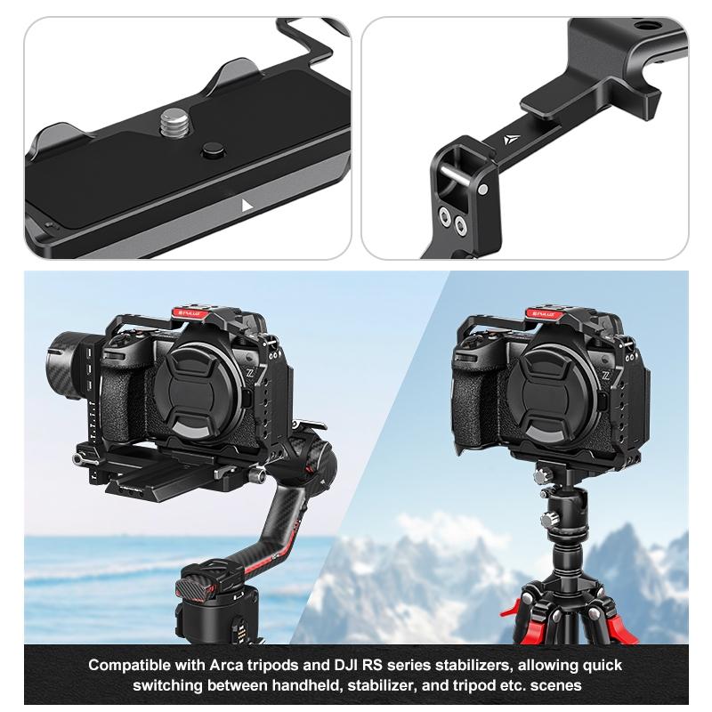 Metal Camera Cage For Nikon Z6Iii / Z6Ii - Stabilizer Rig Black