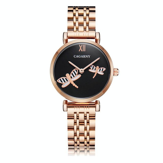 Waterproof Silver Steel Quartz Watch - Fashion Life - Wa0329B