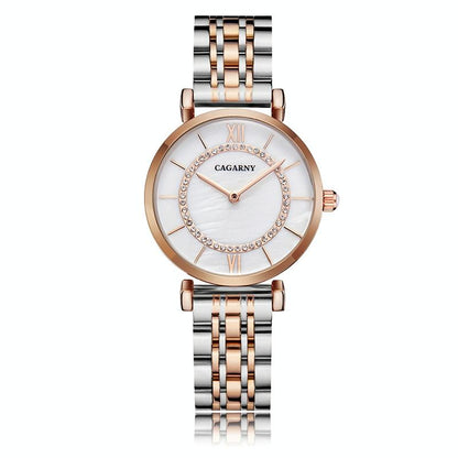 Waterproof Silver Steel Quartz Watch - Fashion Life - Wa0329B