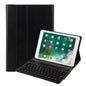 Bluetooth Keyboard & Leather Tablet Case For Ipad Air / Pro 9.7 - Three-Gear Angle Adjustment Magnetic Sleep Function - Abs Brushed Texture - Black