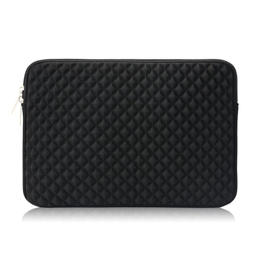 Textured Diamond Laptop Sleeve - Black
