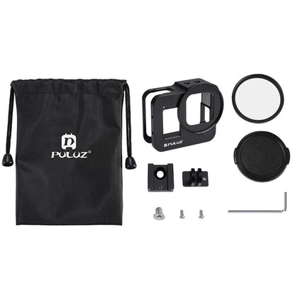 Aluminum Protective Cage with 52mm Uv Lens for Gopro Hero8