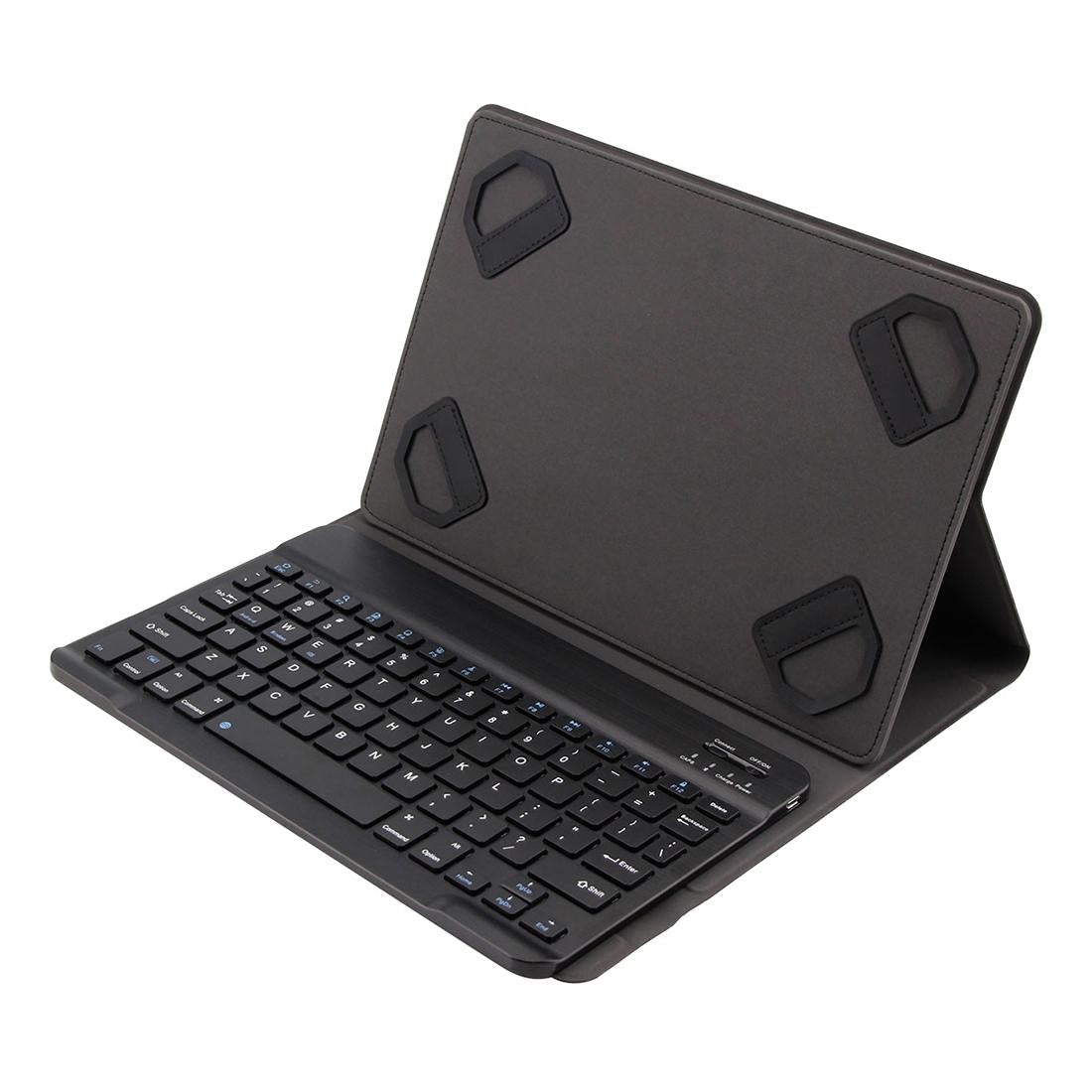 Universal Bluetooth Keyboard & Tablet Case For 9-10.5 Tablets - Black