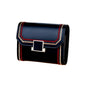 Snap Button Rfid Leather Wallet - Compact Design - Black