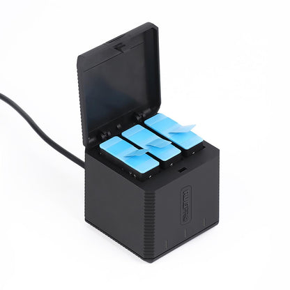 Triple Usb Charger Box for Gopro Hero9 / 10 with Indicator Light and Cable