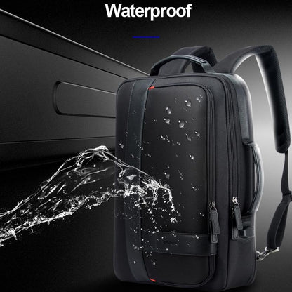 Large Capacity Business Laptop Backpack With Usb - Breathable Black 29X16X44Cm